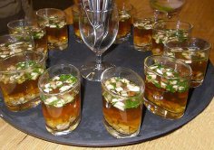 heldere consomme van fazant